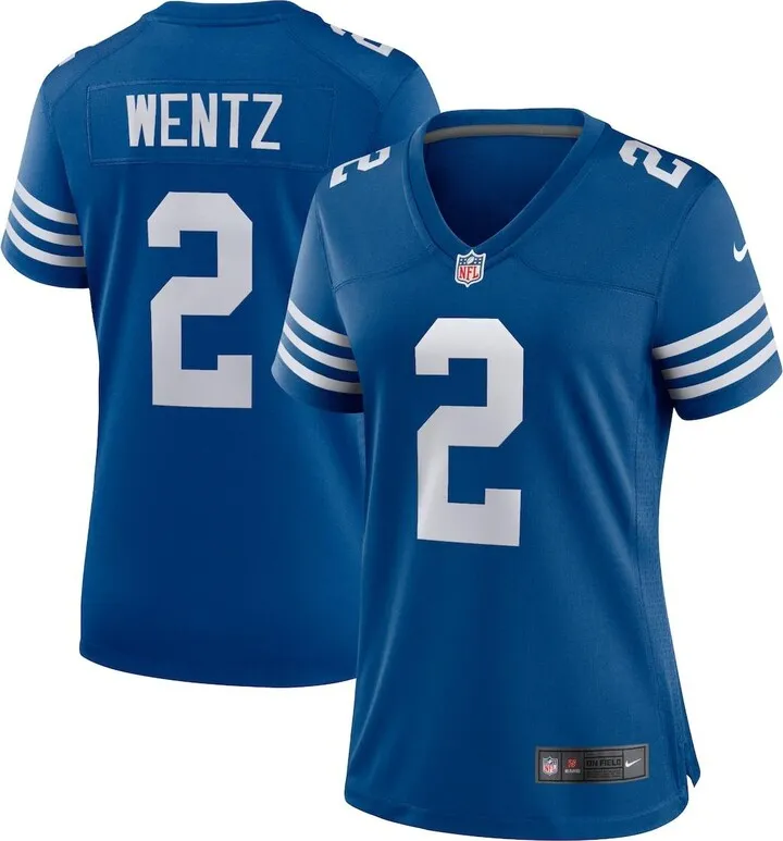 Women's Carson Wentz Royal Indianapolis Colts Alternate Game Jersey