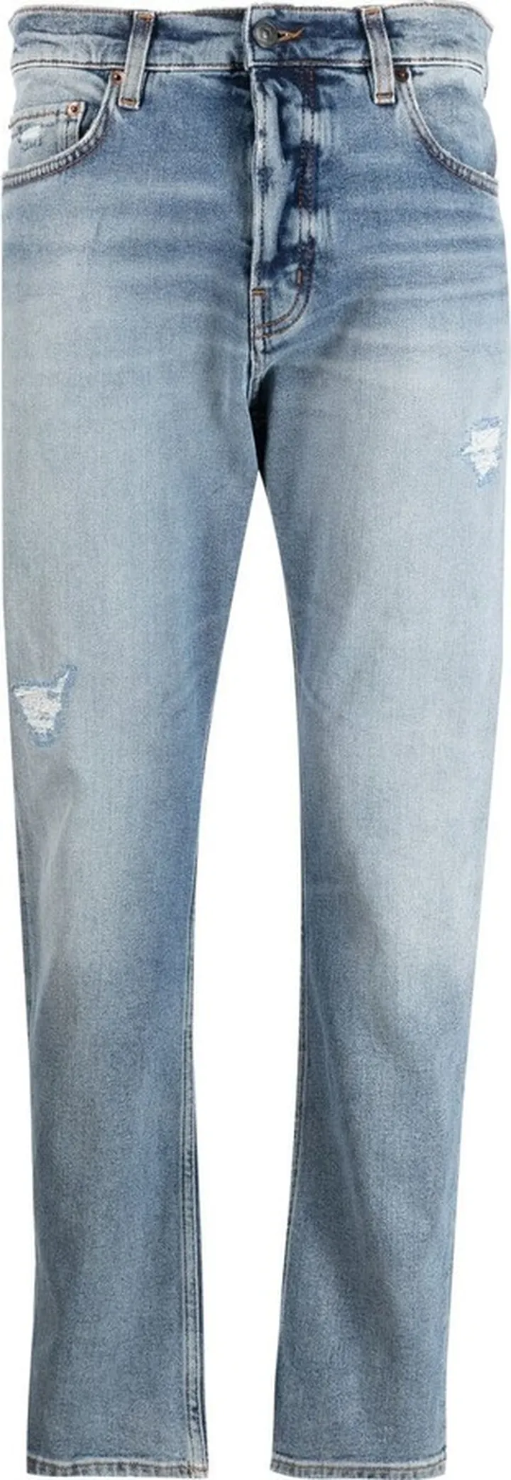 Distressed-Effect Jeans