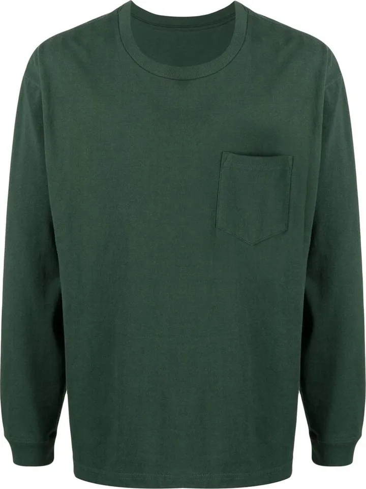 crew neck long-sleeved T-shirt