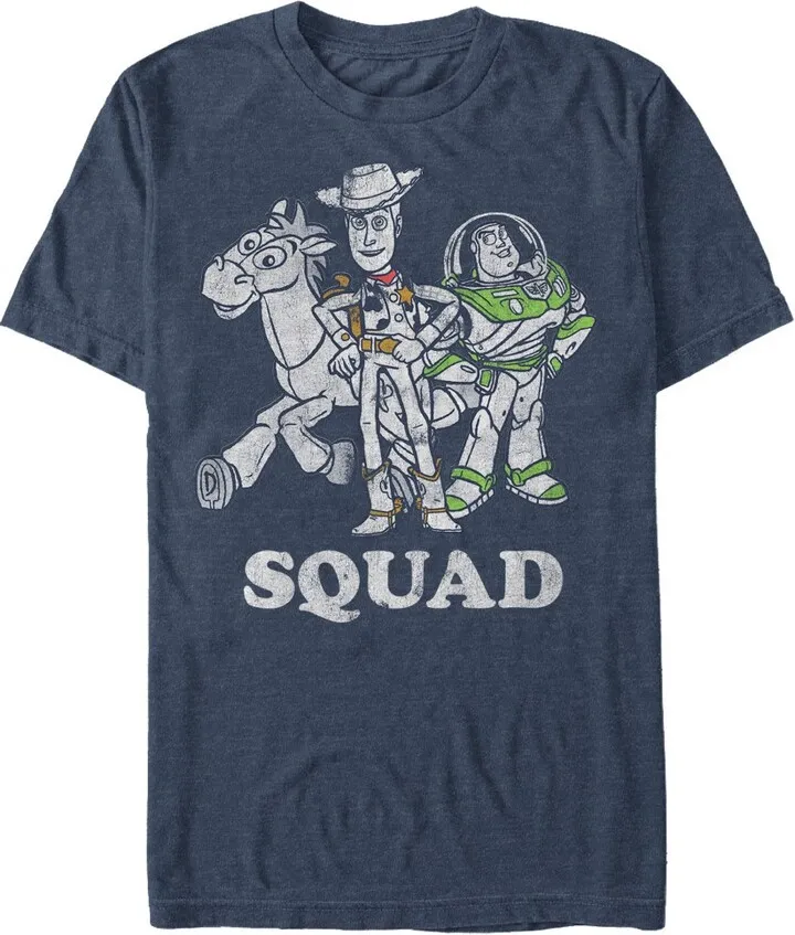 Men's Toy Story Squad T-Shirt - Navy Blue Heather - X Large