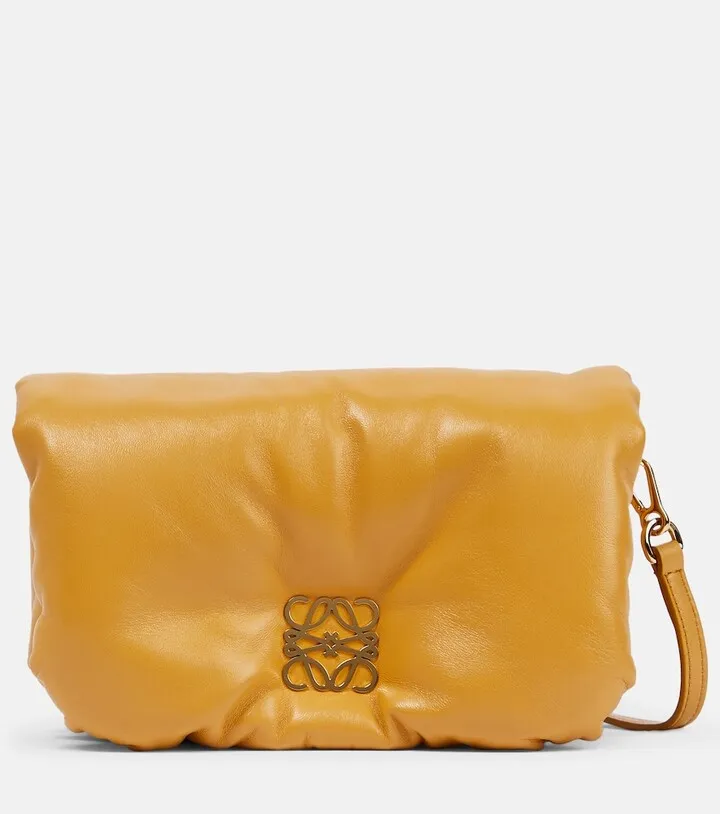 Goya Puffer Mini leather shoulder bag