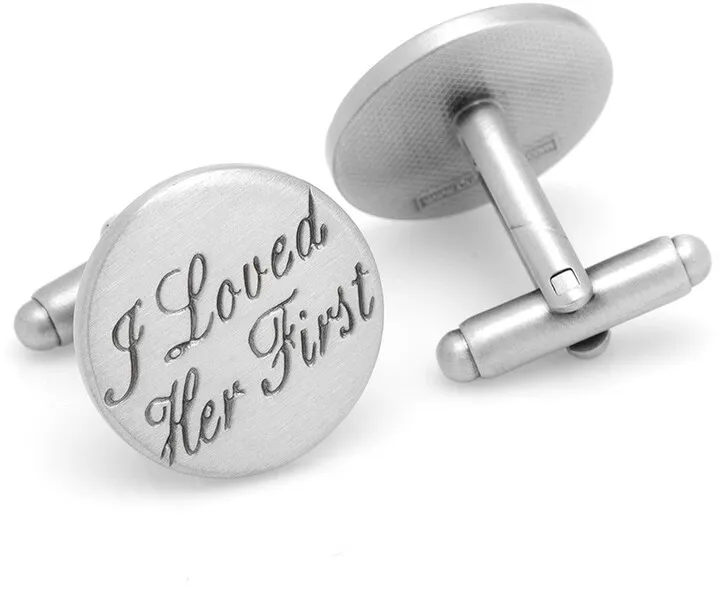 Wedding Series I Loved Her First Cufflinks