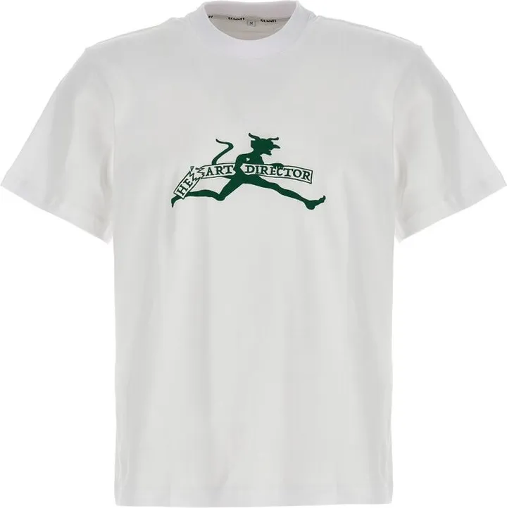Sunnei Graphic Printed Crewneck T-Shirt