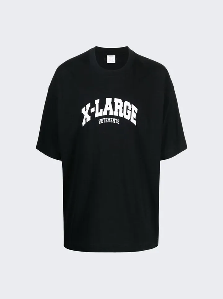 X-Large Logo T-Shirt Black