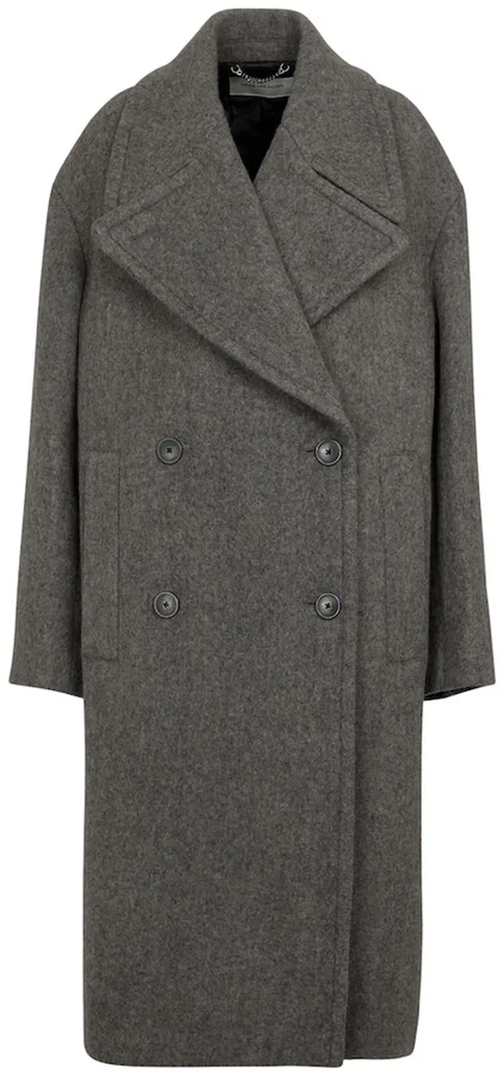 Wool-blend coat