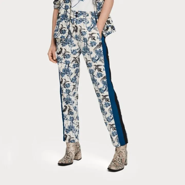 Tapered Jogger With Panel in Multi