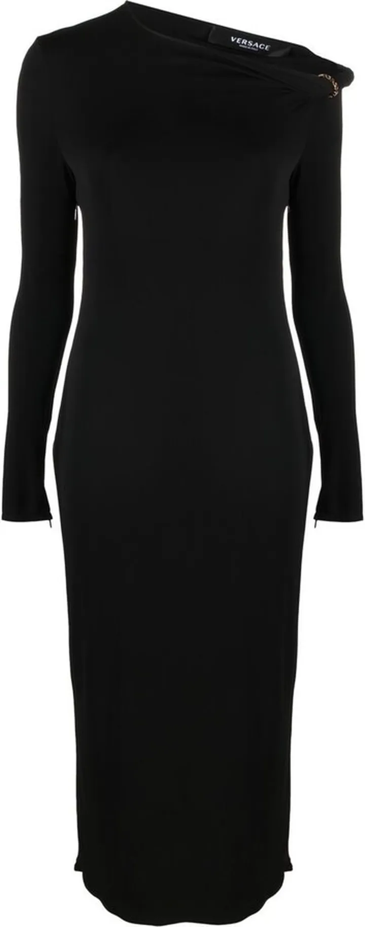 Long-Sleeve Midi Dress