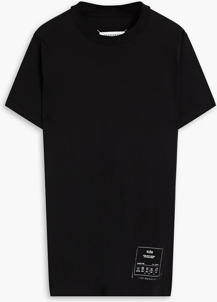 Printed cotton-jersey T-shirt