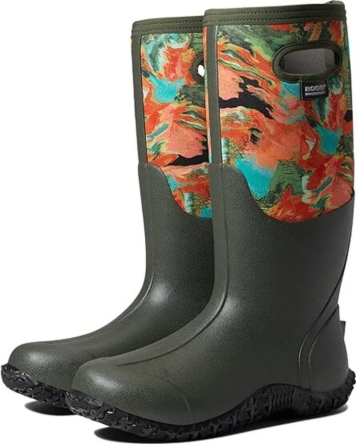 Bogs Mesa Wild Brush (Dark Green Multi) Women's Boots
