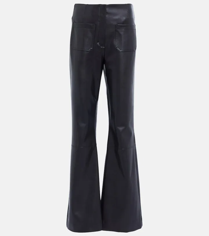 Sleek Comfort faux leather pants