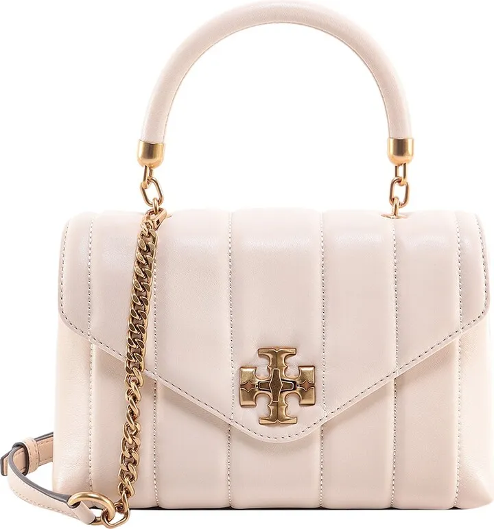 Matelassé leather handbag