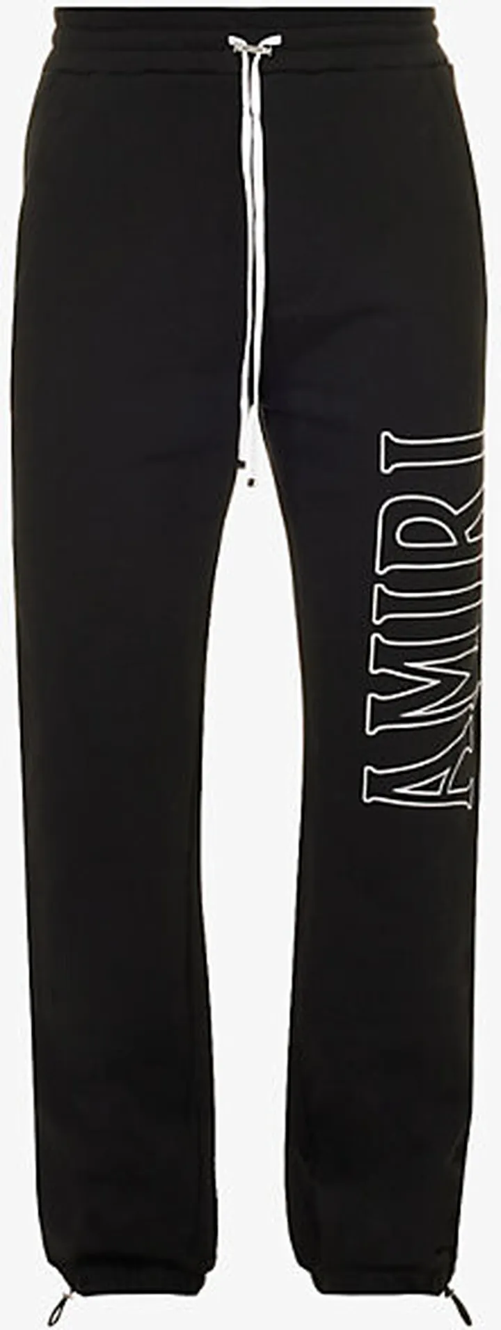 Mens Black Zoltar Logo-print Cotton-jersey Jogging Bottoms