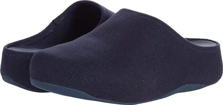 FitFlop Shuv Felt (Midnight Navy 1) Women's Clog Shoes