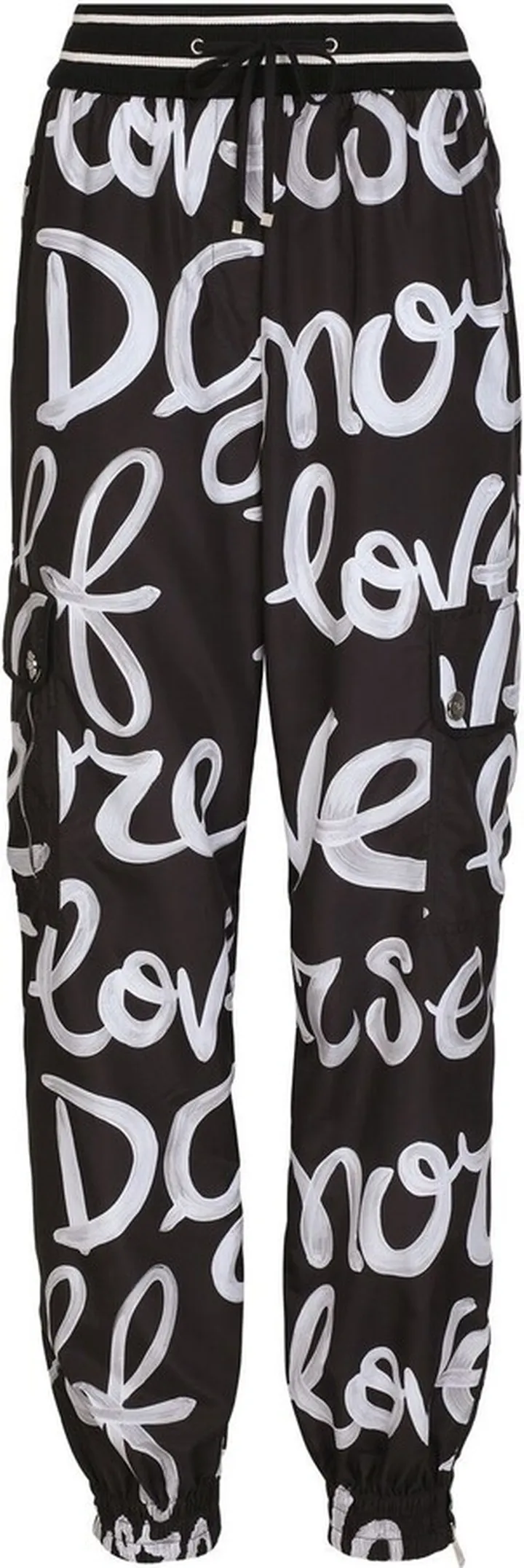 Logo-Print Straight-Leg Track Pants
