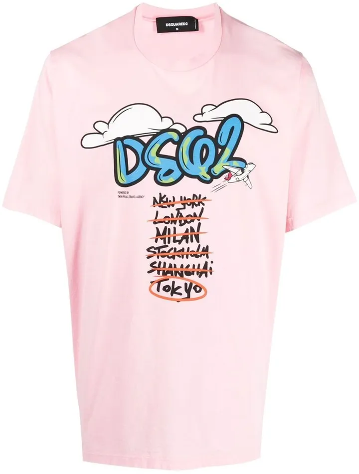 graphic-print cotton T-shirt