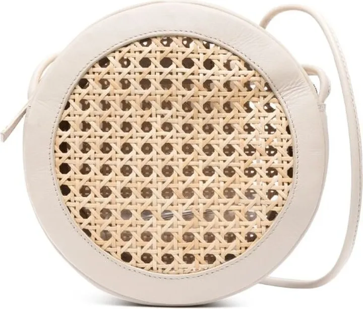 Round Straw Crossbody Bag