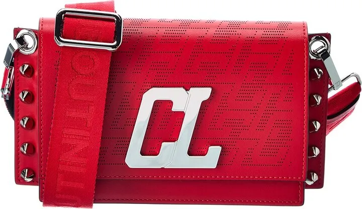 Christian Louboutin Wallstrap Leather Shoulder Bag