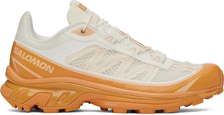 Salomon Off-White & Orange XT-6 FT Sneakers