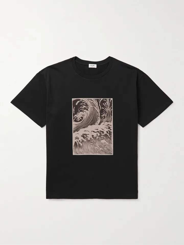 Printed Cotton-Jersey T-Shirt
