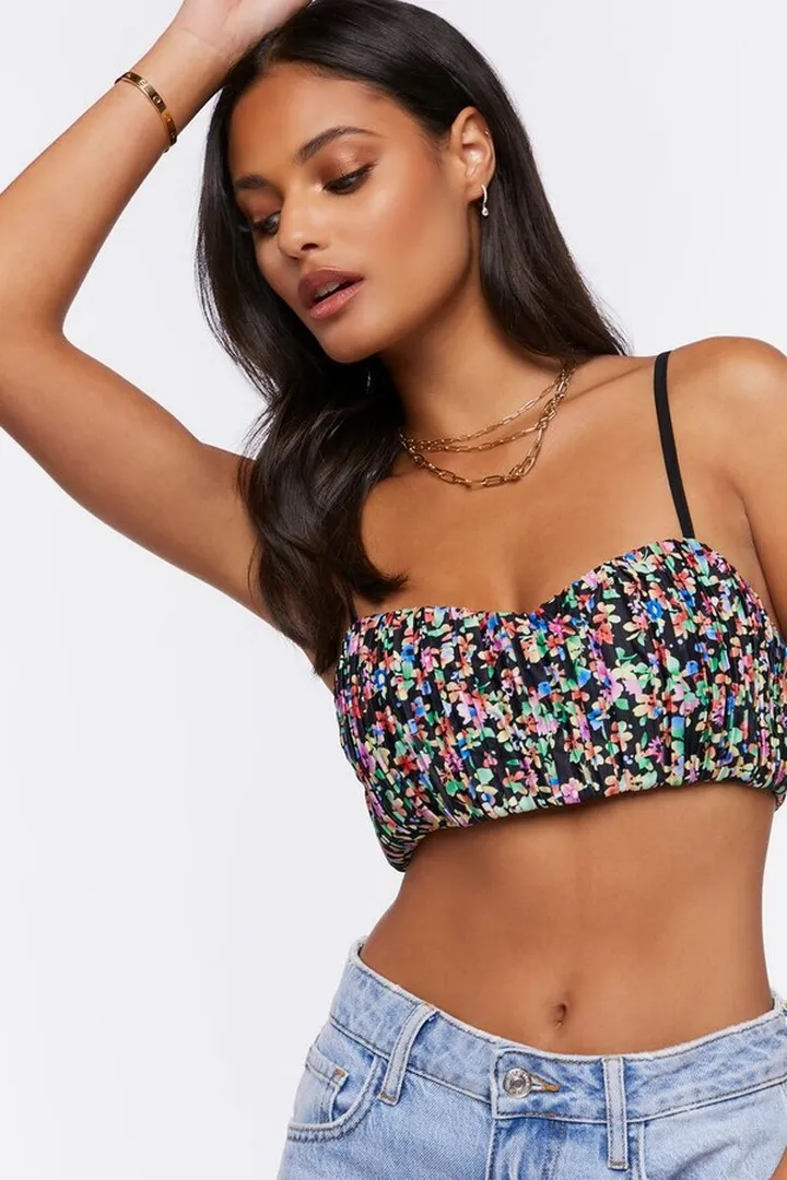 Floral Cropped Cami