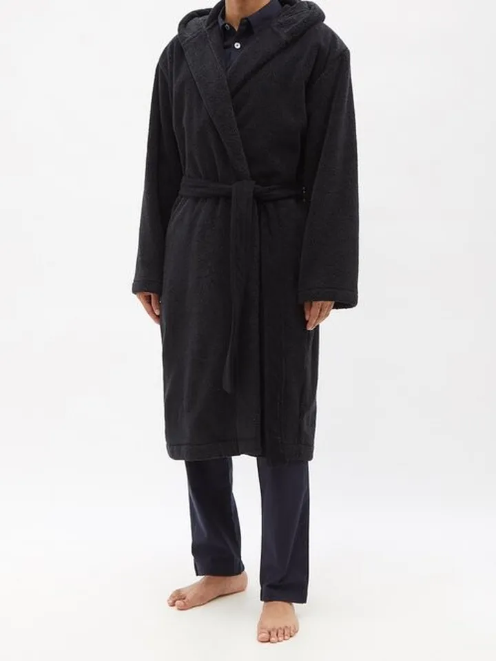 Paris-logo Cotton-terry Bathrobe