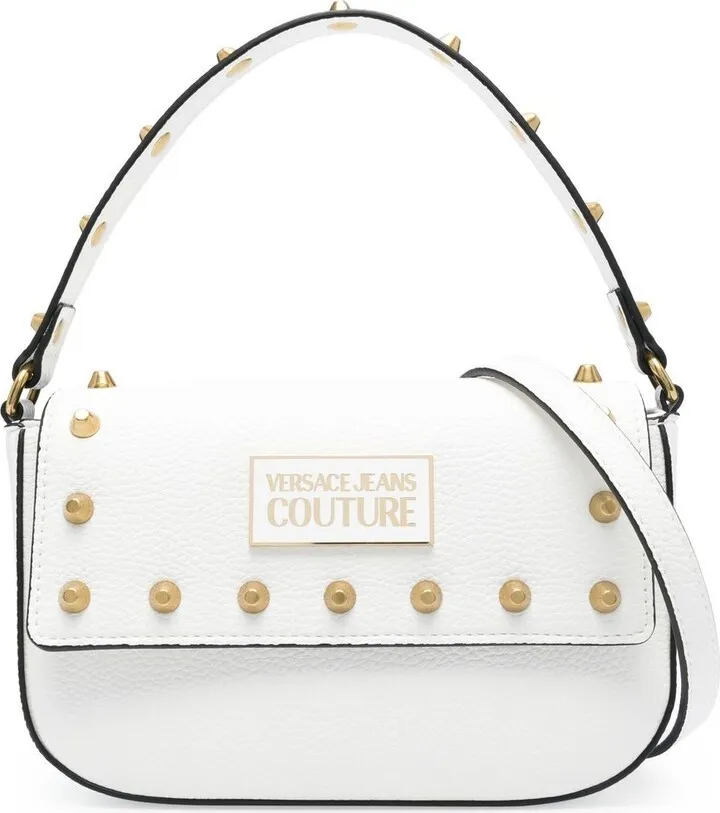 Studded Chain-Strap Tote Bag