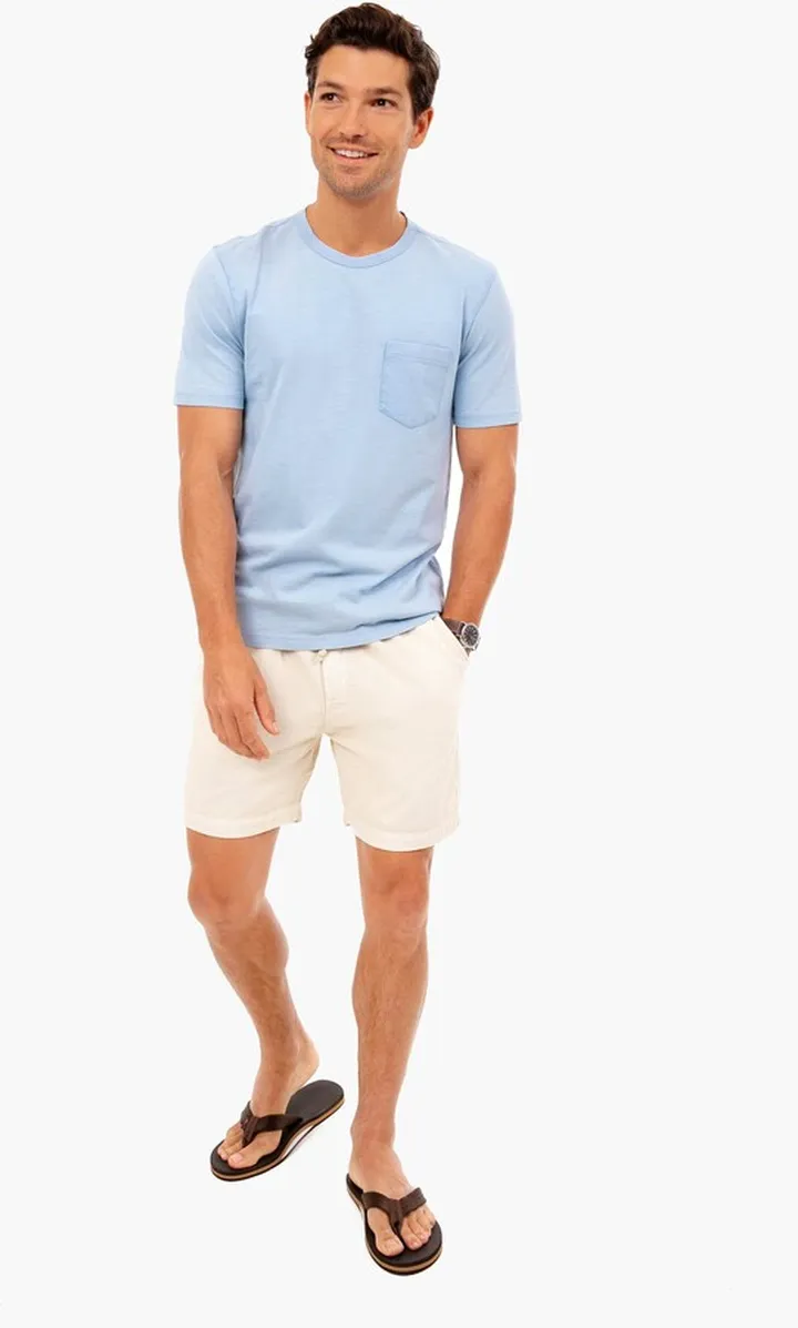 Mariner Blue Sunwashed Pocket Tee