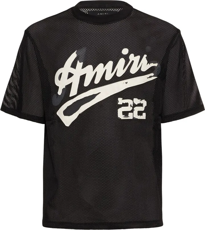 Logo 22 mesh t shirt