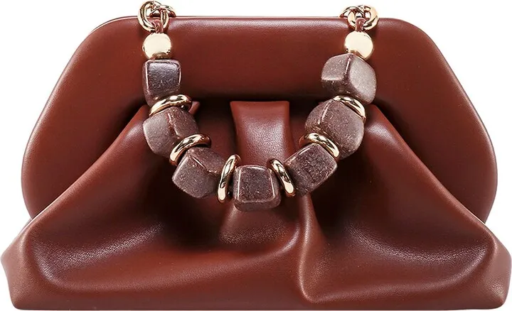 Handbag with stones detail