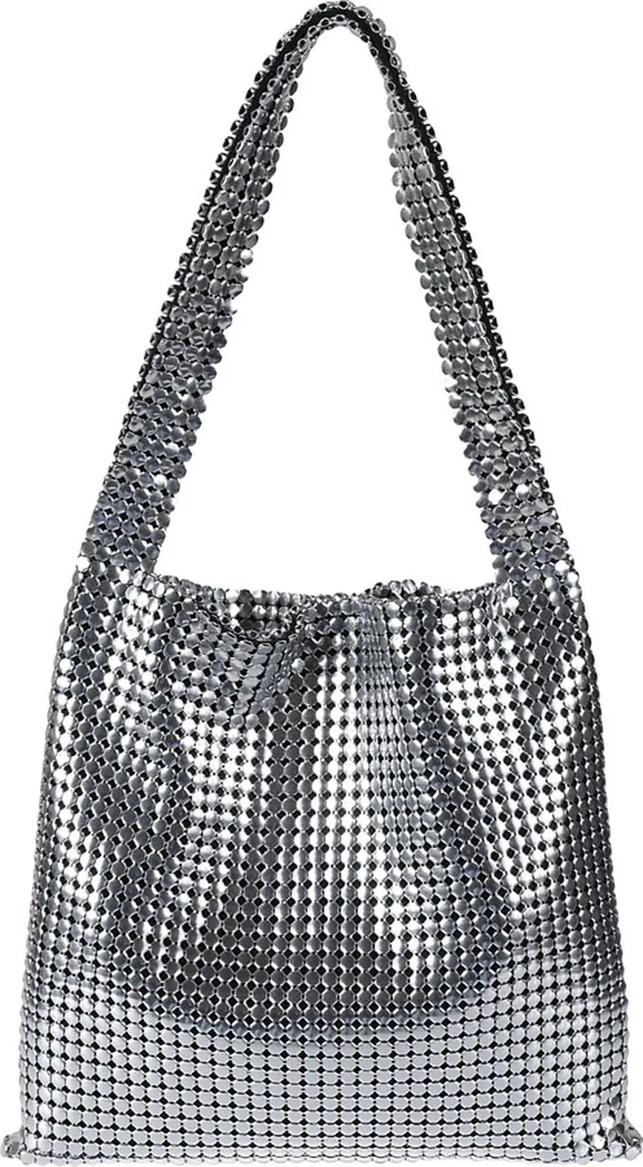 Metallic Embellished Shoulder Bag