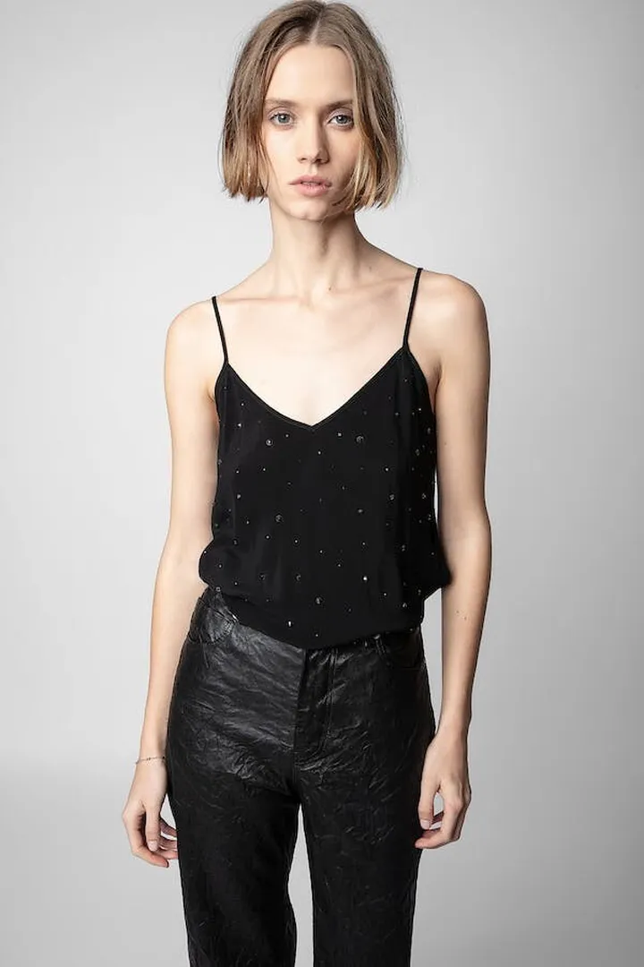 Casel Soft Strass Camisole