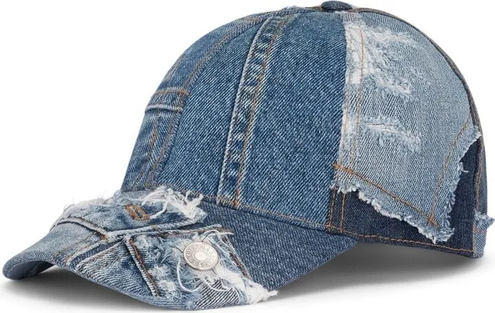 Denim-Patchwork Hat