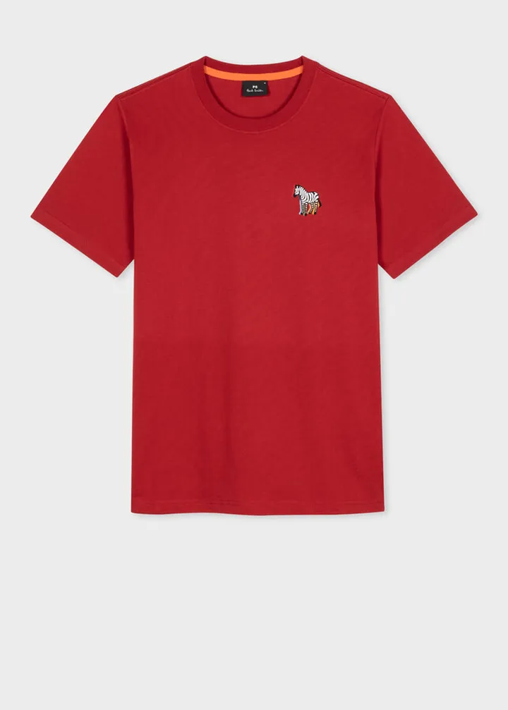 Red Black And White Zebra T-Shirt