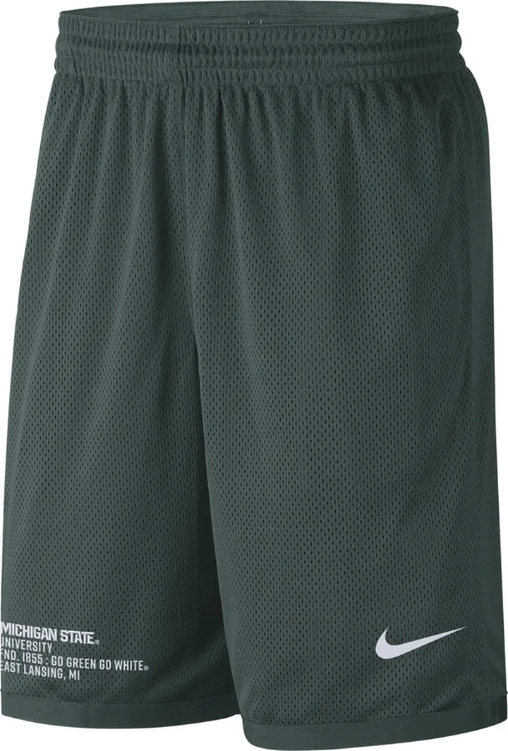 Nike Men's College Dri-FIT (Michigan State) Shorts in Green