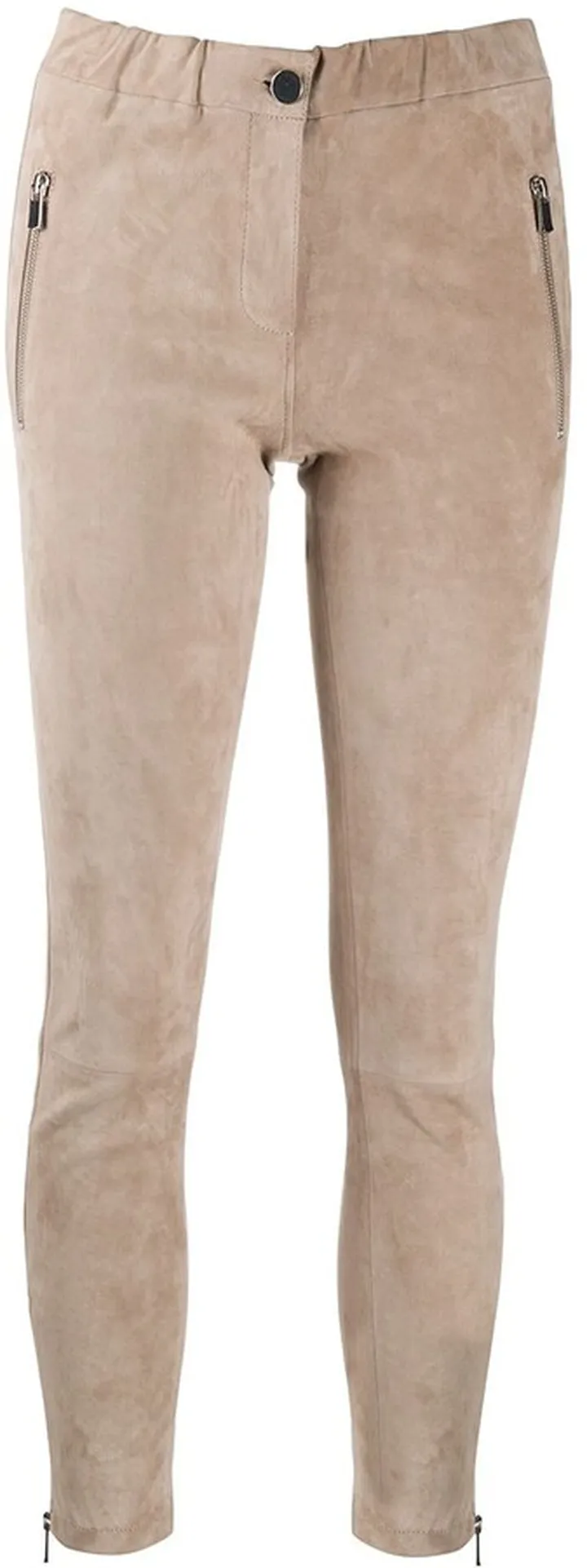 Suede Skinny Trousers