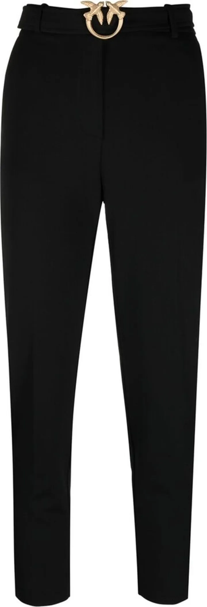 Love Birds-buckle cropped trousers