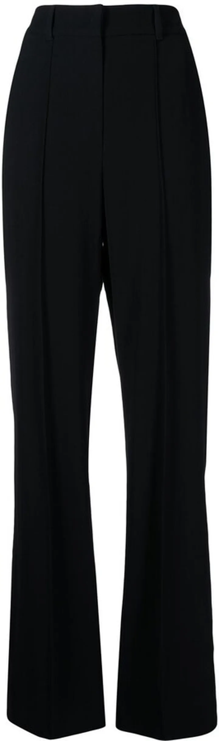 Pleated Straight-Leg Trousers