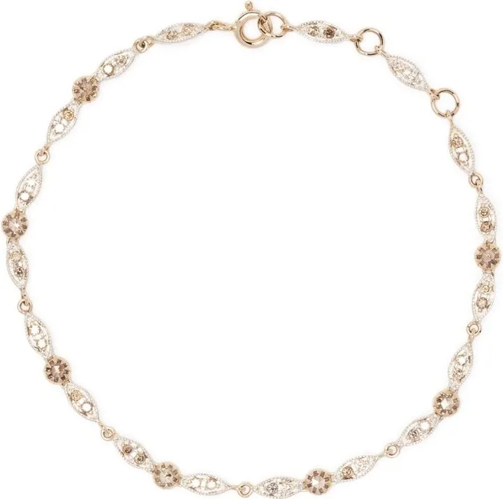 9kt yellow gold Ava diamond bracelet