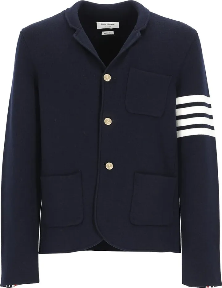 Merino Wool Single-breasted Jacket