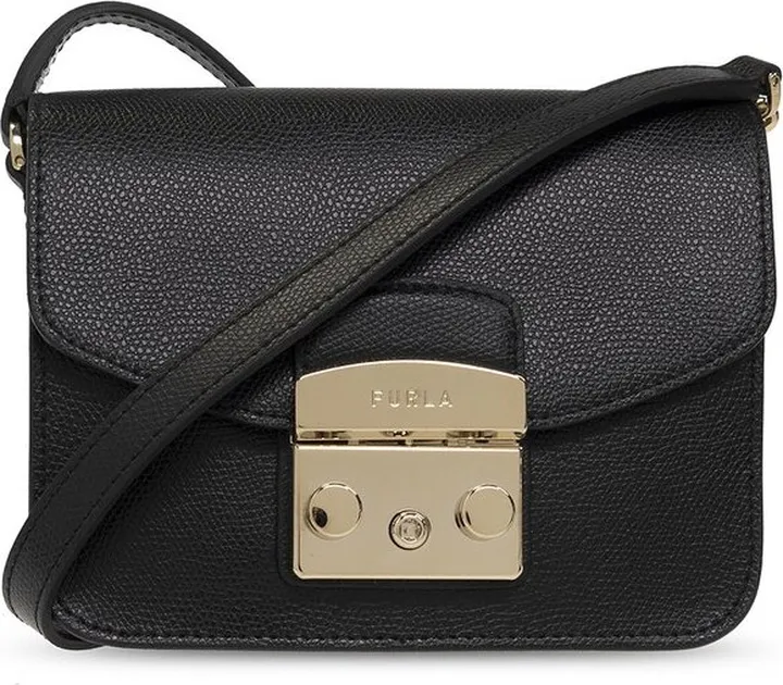Furla Metropolis Logo-Engraved Mini Crossbody Bag