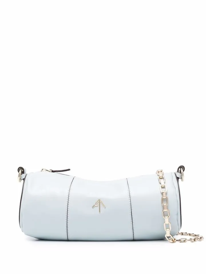 MANU ATELIER- Cylinder Leather Shoulder Bag