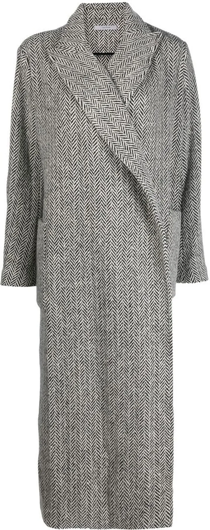 Wool-Cashmere Wrap Coat