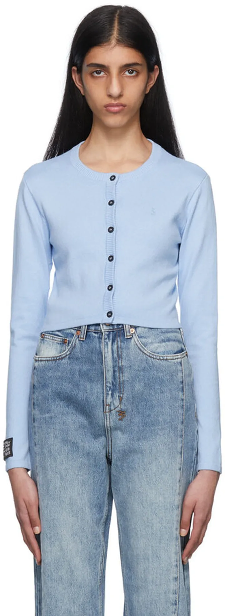 Ksubi Blue Mini Cardigan