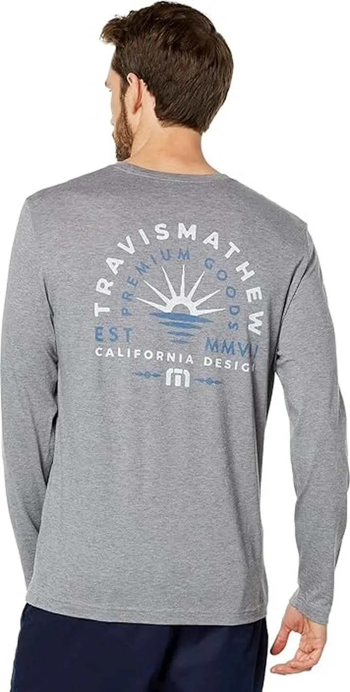 TravisMathew Extra Shot (Heather Grey) Men's T Shirt