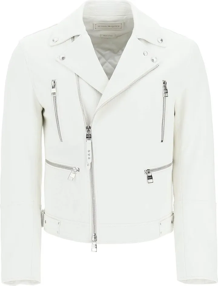 Alexander Mcqueen Leather Biker Jacket