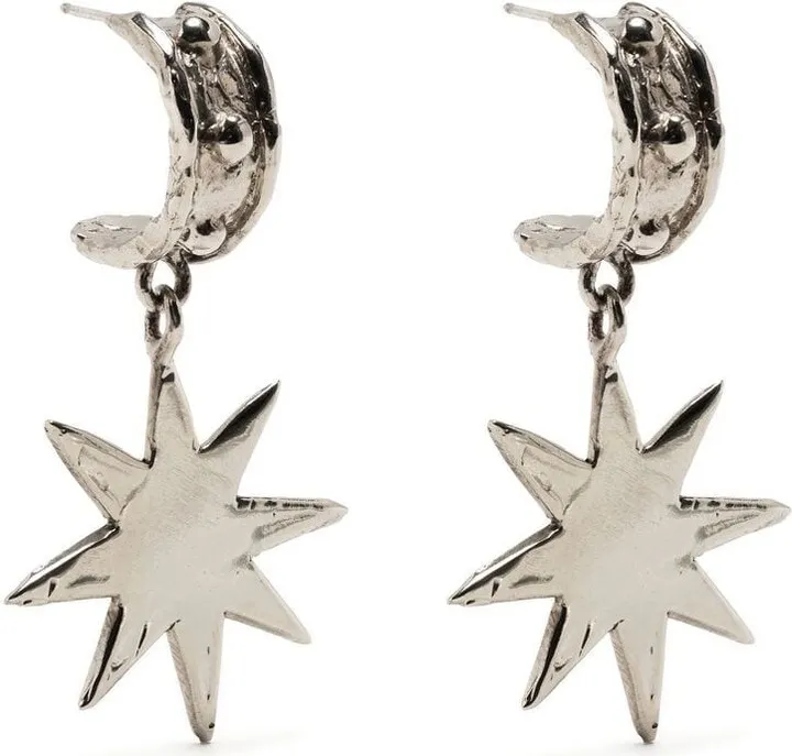 Big Star half-hoop earrings