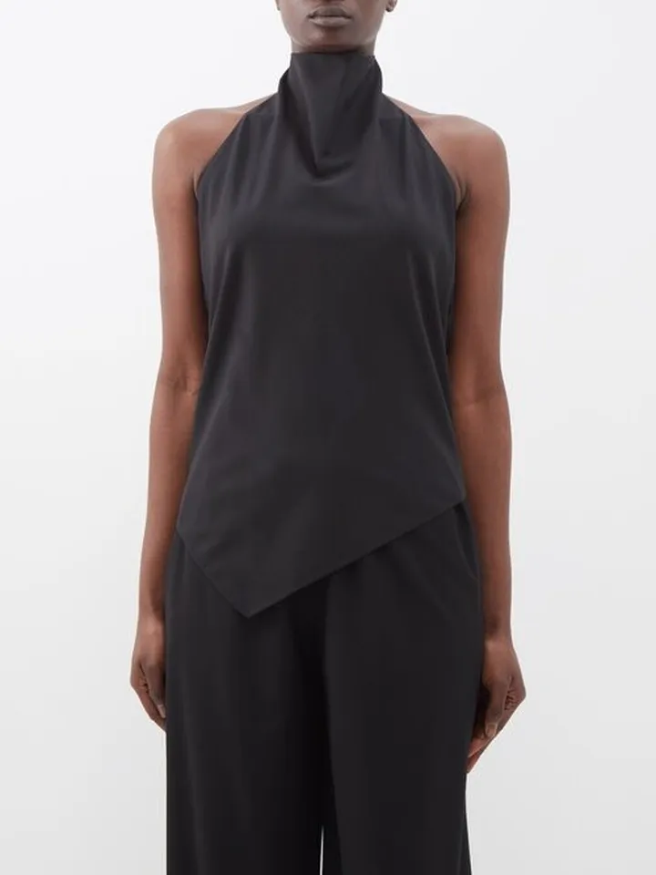 Bence Halterneck Wool Top