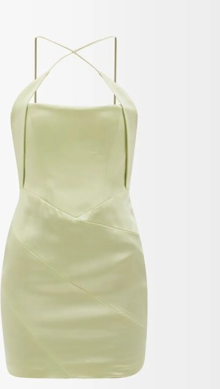Esteli Satin Mini Dress