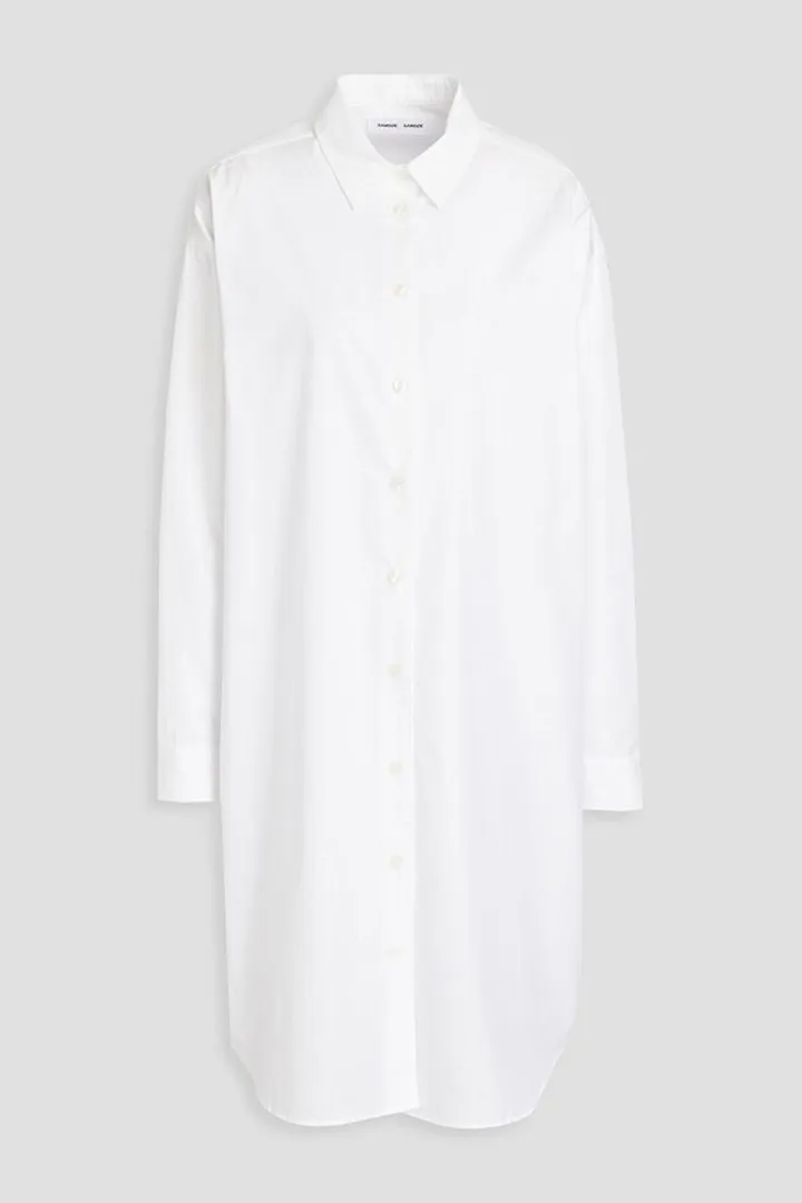 Luana cotton-poplin shirt dress