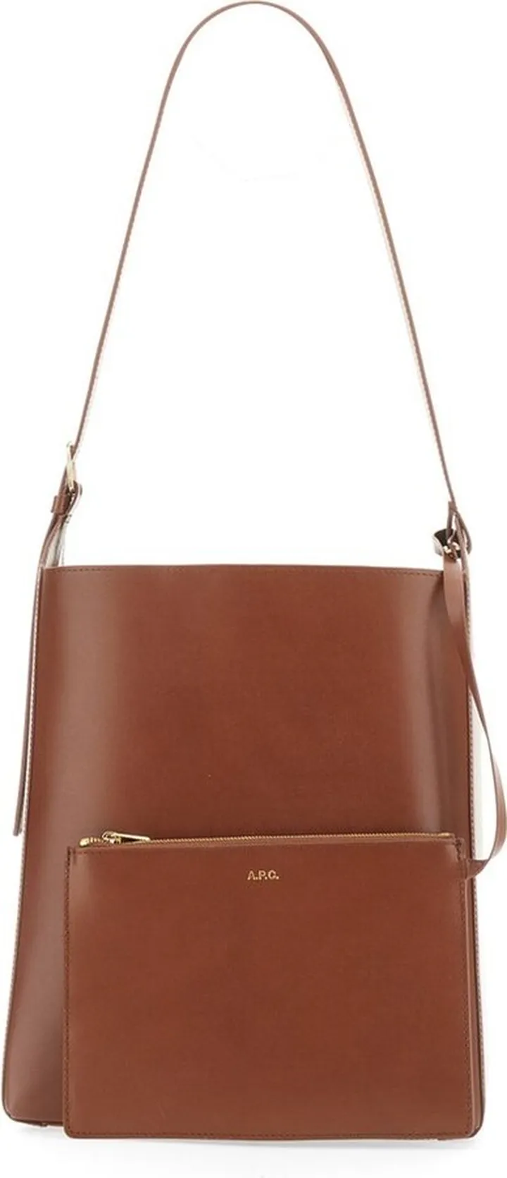 A.P.C. Virginie Open-Top Shoulder Bag